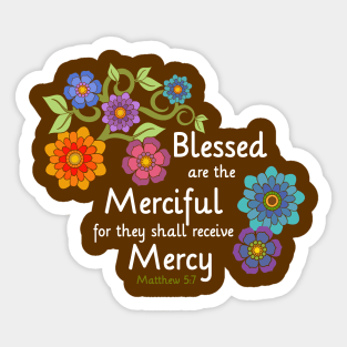 Blessed are the Merciful Sticker